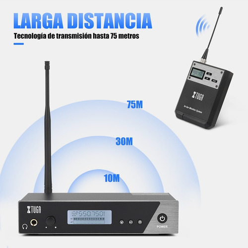 Imagen 4 de 10 de Xtuga Profesional Escenario Monitor Microfonos Sistema
