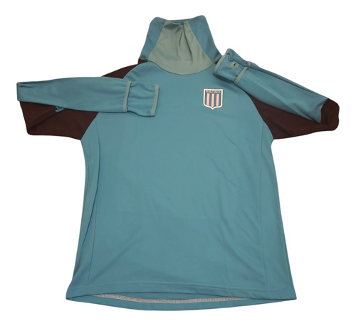 Buzo Deportivo De Racing Club. Con Cuello Alto. Nuevo