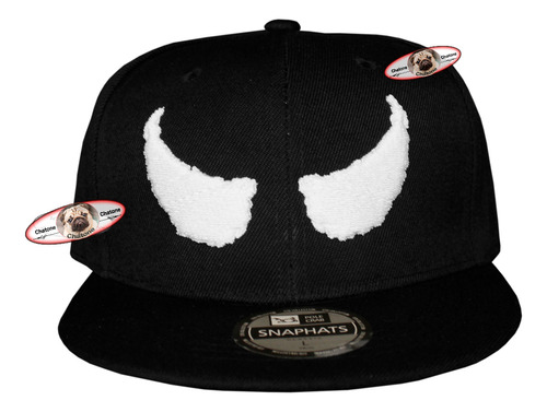 1 Gorra Venom Marvel Spiderman Pelicula Plana Snapback