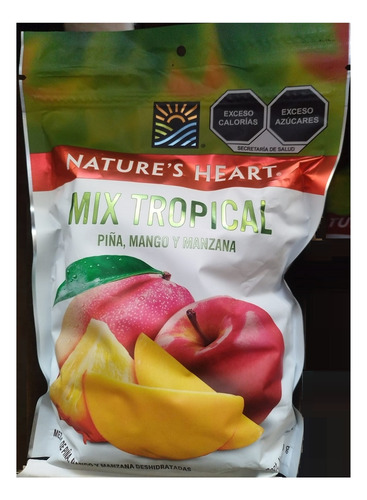 Mezcla D Frutos Secos Nature's Heart Manzana Piña Mango 590g