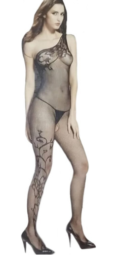 Lindo Bodystocking, ,bodi,malla Mujer Ropa Interior