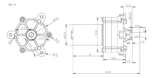Generador Hidráulico Eólico Manivela Manual En Miniatura Cc