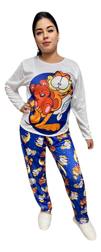 Pijama Invierno Mujer Personajes Bianca Sheli 2166