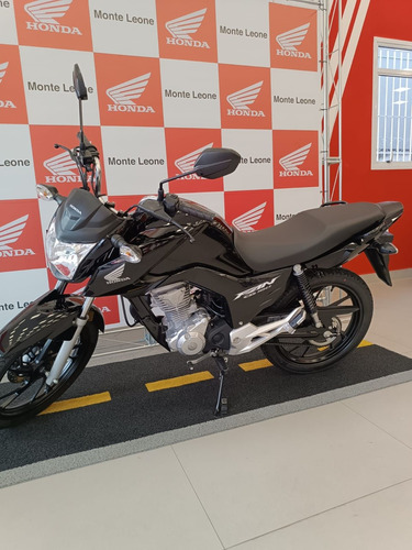 Moto Honda Cg 160 Fan Preta 2024 2024 0km Com Garantia