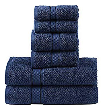 Juego De Toallas De Baño Senses Textured Rice Weave De 6 Pie