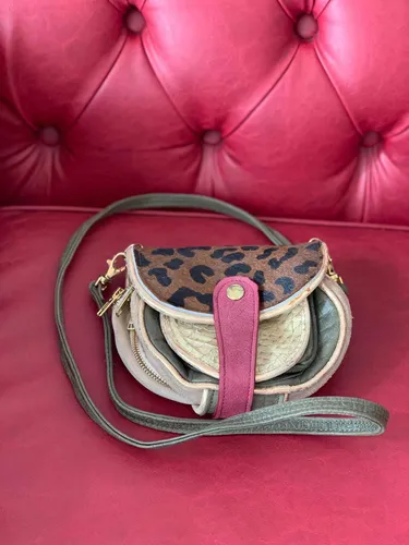 Animal print mini bag top