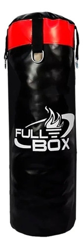 Saco de boxeo Deportes Full Kit Box Básico 90cm de altura 35cm de diámetro negro
