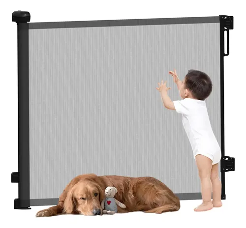 Portão Segurança Retrátil 1.80m Sem Furação para Bebê e Pet Preto — R$ 274,37 em Mercado Livre, 43% OFF