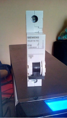 Breaker Termomagnetico Siemens 16 A