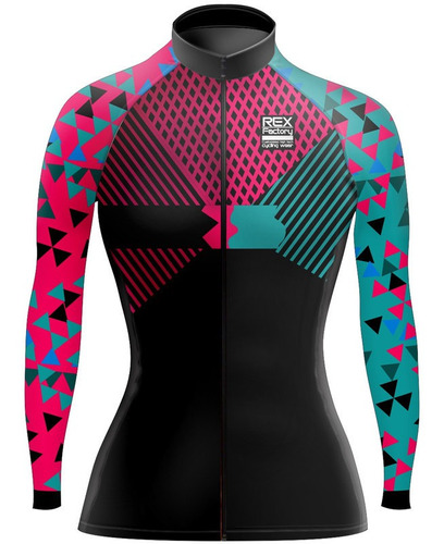 Ropa De Ciclismo Jersey Maillot Dama Mujer Manga Larga 513