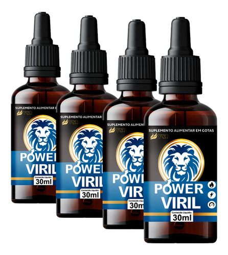 5x Power Viril 30ml Original - Loja Oficial - Envio Hoje