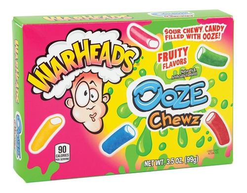 Balas Warheads Theater Box Ooze Chews - 99g