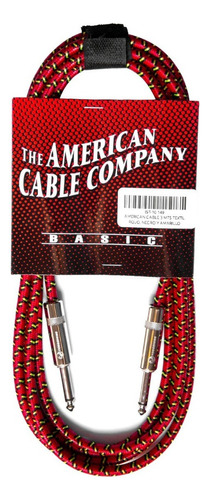 American Cable Ist-10 149 Instrumento Guitarra Bajo 3 Metros