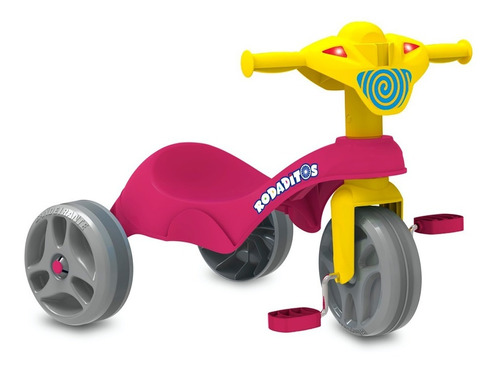 Triciclo Infantil Nena Nene De Plastico Reforzado A Pedal