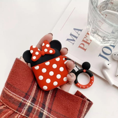 Funda Auriculares AirPods Bluetooth Protector Minnie Mickey