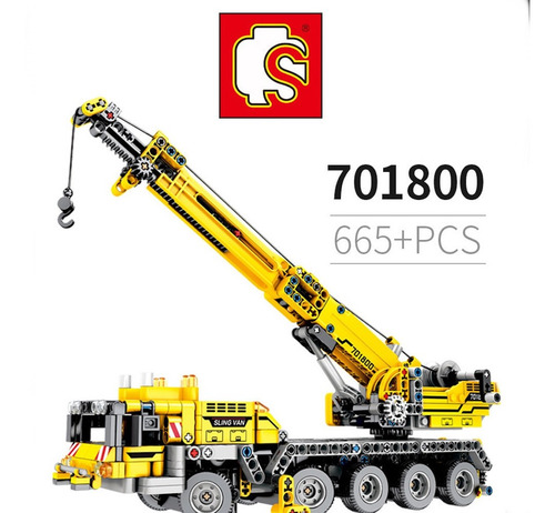 Juguete Para Armar Varios Modelos Carro Grua Excavadora