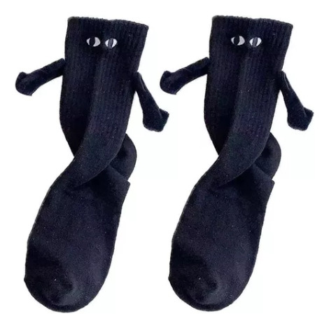 2 Pares Calcetines Con Manitas Y Ojos Magneticos Para Pareja