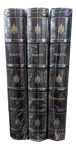 Plauto Comedias 3 Tomos Gredos Nuevos Tapa Dura