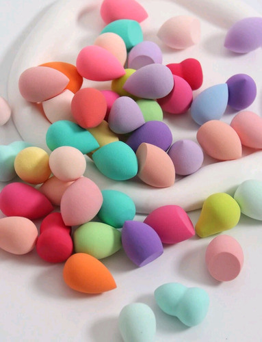 Esponja Maquillaje Aplicador De Maquillaje 100 Piezas Colores