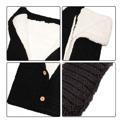 Saco / Manta De Dormir Chiporro Bebes Negro