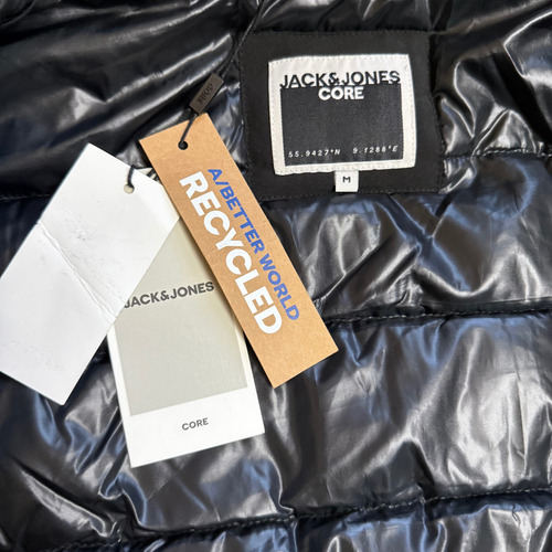 Campera Jack And Jones Con Etiqueta Y Bolsa Imperm. No Zara