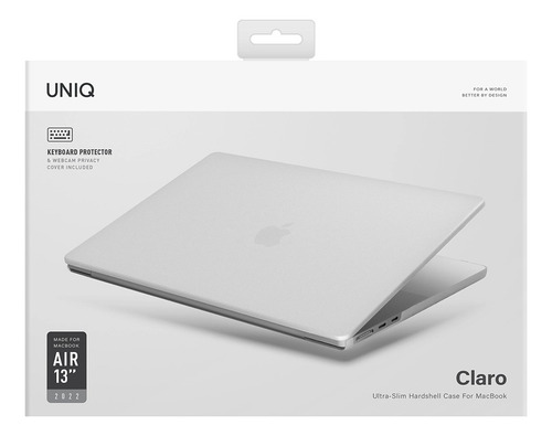 Carcasa Ultra Delgada Para Macbook Air 2022 13 Claro Uniq