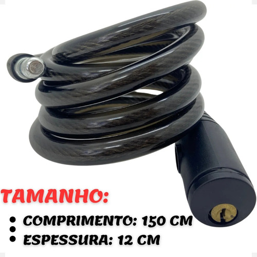 A Candado De Seguridad For Bicicleta Con Llavero