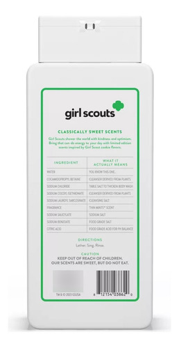 Body Wash Native, Edición Limitada Thin Mints