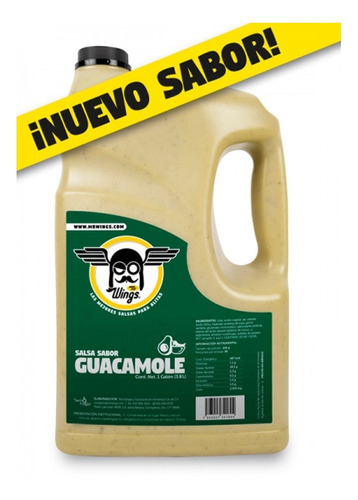 Salsa De Guacamole Para Alitas 3.8 L Al Mejor Precio