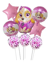 Comprar Set Globos Skye Paw Patrol Con Globos Confeti X 8
