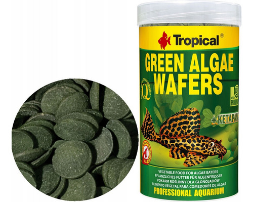 Pastillas De Fondo  Tropical Green Algae Wafers 1000 Ml