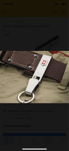 Imagen 5 de 6 de Llavero De Acero Victorinox Multiclip