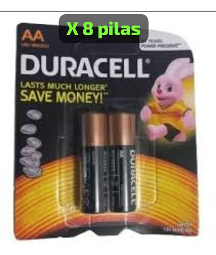 Pilas Baterías Alcalinas Aaa Y Aa Duracell  (cuatro Blister)