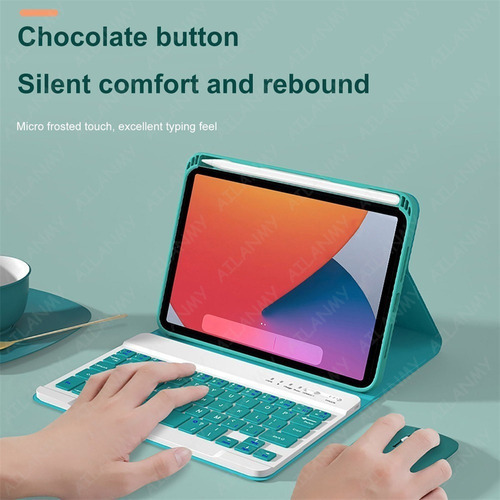 Funda Con Teclado+mouse Iluminado For iPad Mini 6ª 8,3 Inch