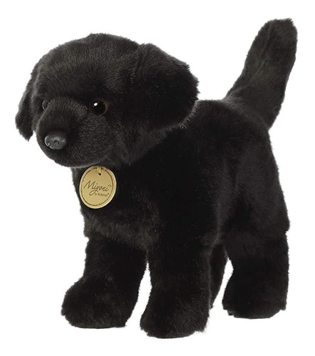 Peluche Perro Labrador Negro Cachorro Aurora 26388