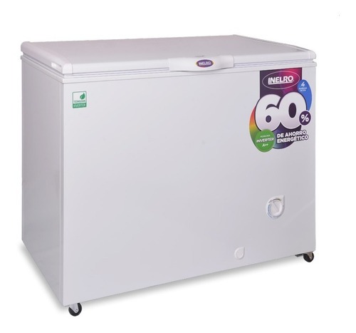 Freezer Horizontal Inelro Hogar Fih-350 Inverter Blanco 280l