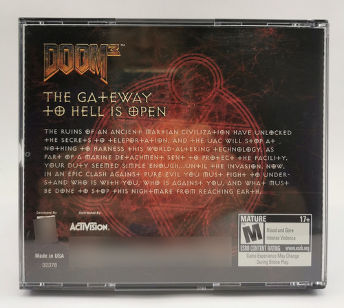 Doom 3 Pc Windows * R G Gallery (Usado)