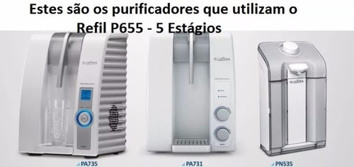 Filtro Refil Latina P655 Original - Pn535 Vitamax Purifive