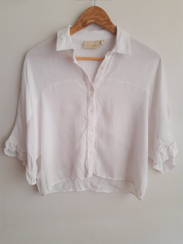 Camisa Las Pepas Talle 2 Impecable Blanca