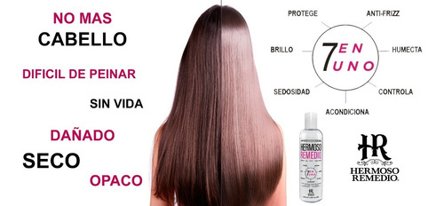 Imagen 4 de 10 de Serum Capilar Oleo Termo Protector Con Aceite Argán 7 En 1