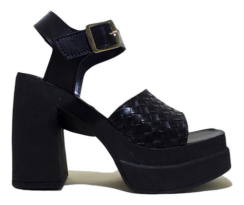Imagen 5 de 5 de Sandalias Nos Black