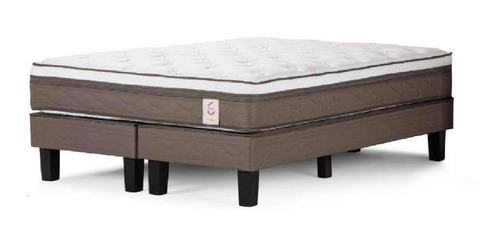 Cama New Style 6 King 1.80x2.00 Bd + Respaldo + Velador Anna