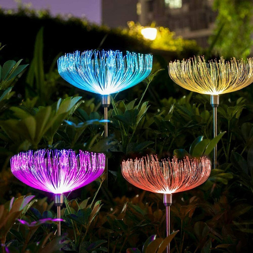 .. Luces Solares De Jardín, 7 Luces Solares Que Cambian De