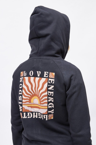 Campera Billabong Rising Zip Hood Mujer