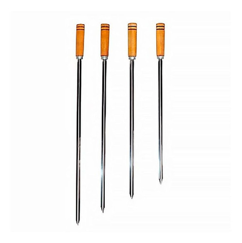 Espeto Simples Para Carne De Churrasco 85 Cm