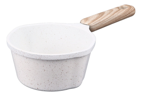 A Panela De Cozinha Branca Branca Evita O Aprofundamento Do
