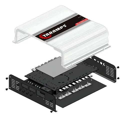 Modulo Taramps Ds 2000x4 2 Ohms Amplificador 2000w Rms 4 Canais