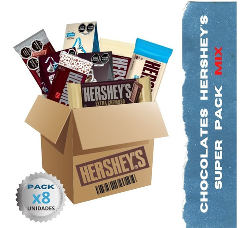 Chocolates Hershey´s Super Pack Mix - X8 Unidades -