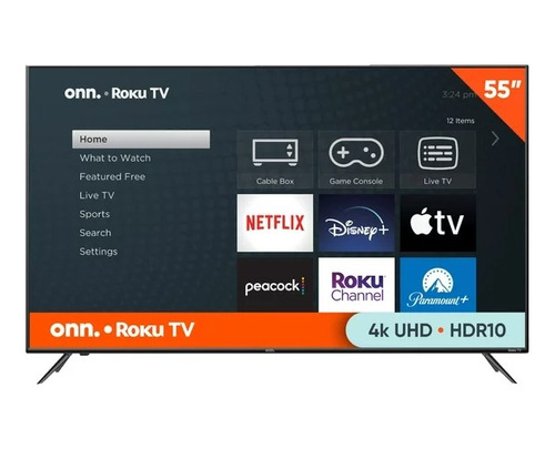 Smart Tv Onn 100012586 Television 55'' Pantalla 4k 2160p (Reacondicionado)