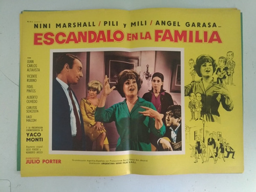 Lote 4 Pósters Filmes Argentinos Años 1960/ 1970 Originales